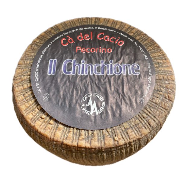Formaggio pecorino, etichetta "Il Cinchione"