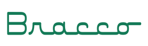 logo Bracco, colore verde